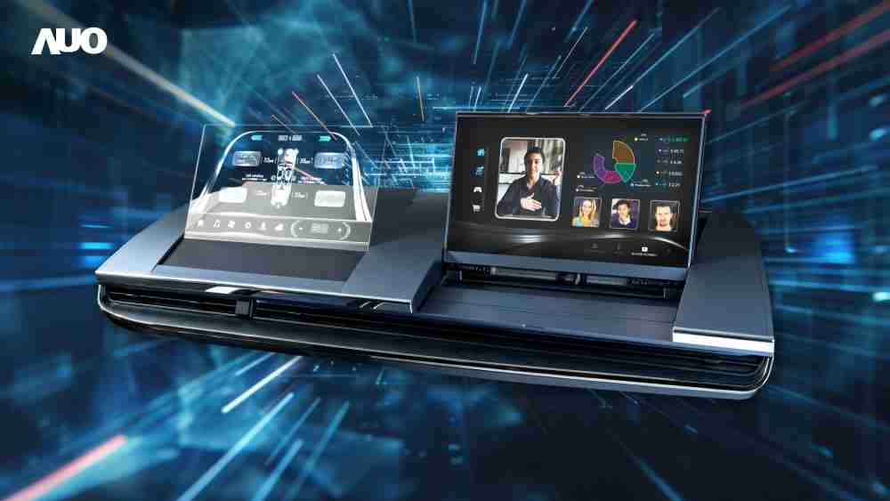 口袋牛店Micro LED Display HMI解决方案打造透明Micro LED前座仪表，，呈现信息并保留驾驶视野开阔；亦为副驾驶座乘客打造收放自如的Micro LED屏幕，，，，在不影响显示质量的前提于显示区内建镜头，，让用户能与视讯对象直接眼神接触，，，，提供绝佳的双向沟通体验